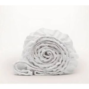 Boll & Branch Heathered Blue Navy Flannel Fitted Sheet, NEW, Twin Size